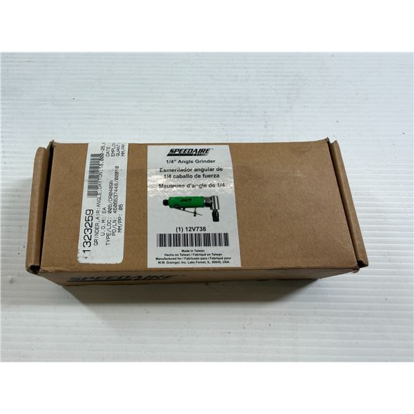 SpeedAire #12V738 1/4" Angle Grinder