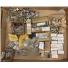 Image 1 : Lot of Misc. Door Locks, Keys, Flush Bolt Items