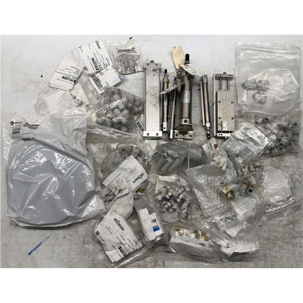 Lot of Misc. SMC Cylinders & Fitting