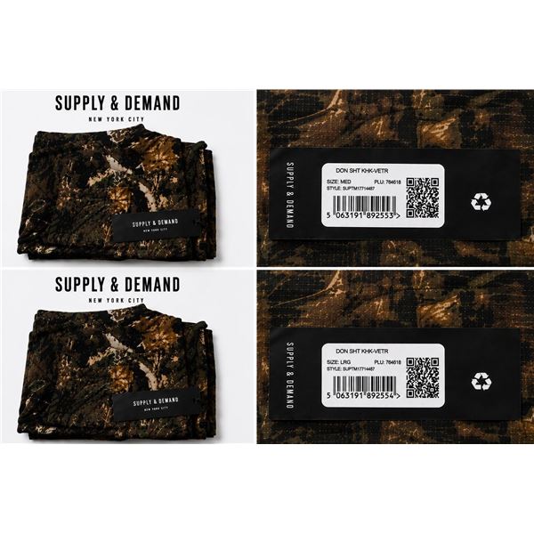 Supply & Demand pants (multi-tonal camouflage, brown green tan)