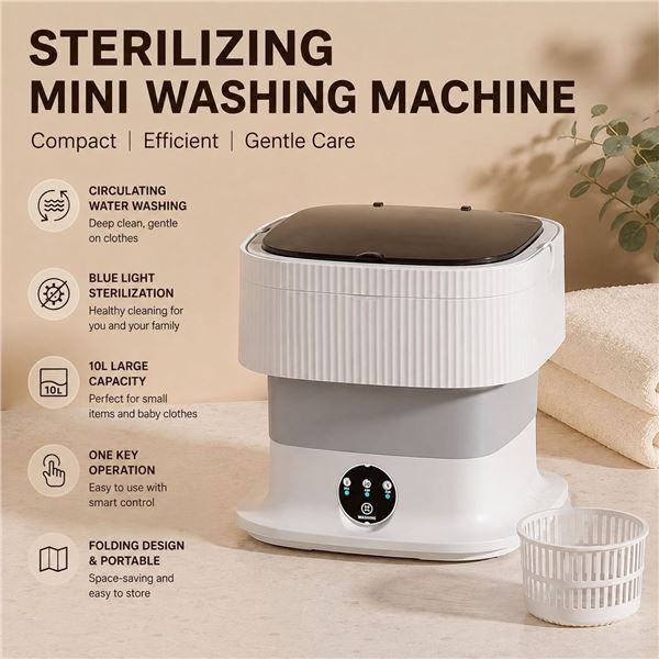 Sterilizing Mini Washing Machine