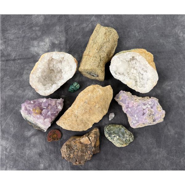 Collection of Montana Crystal Mineral Specimens