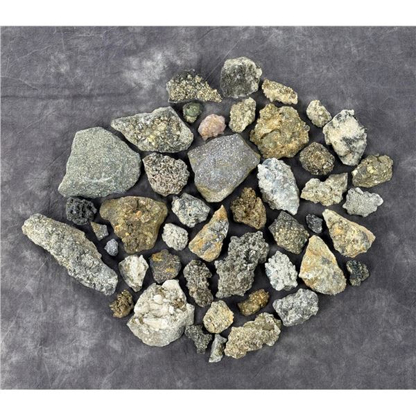 Butte Montana Pyrite Calcite Mineral Specimens