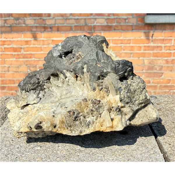 Bornite on Quartz Mineral Specimen Butte Montana