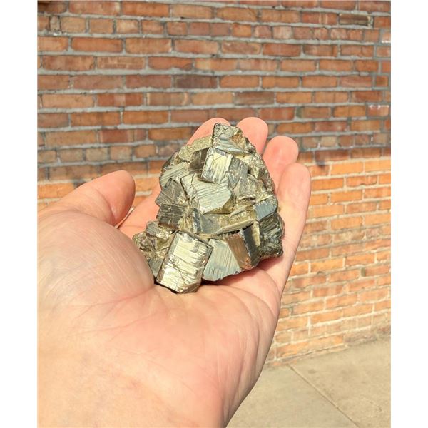 Cubic Iron Pyrite Mineral Specimen