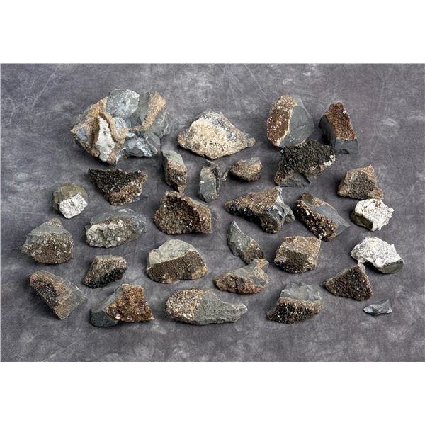 Iridescent Calcite Mineral Specimens