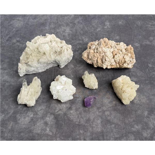 Calcite Quartz Stilbite Mineral Specimens