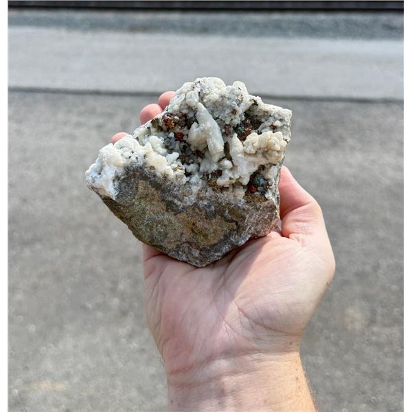 Quartz Chalcopyrite Mineral Specimen
