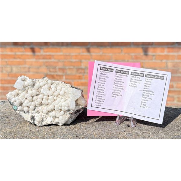 Stilbite Mordenite Mineral Specimen