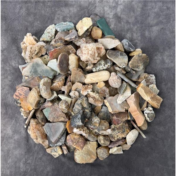 Collection of Montana Agates and Cab Material