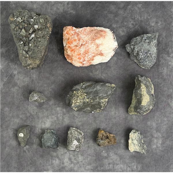 Collection of Butte Montana Mineral Specimens
