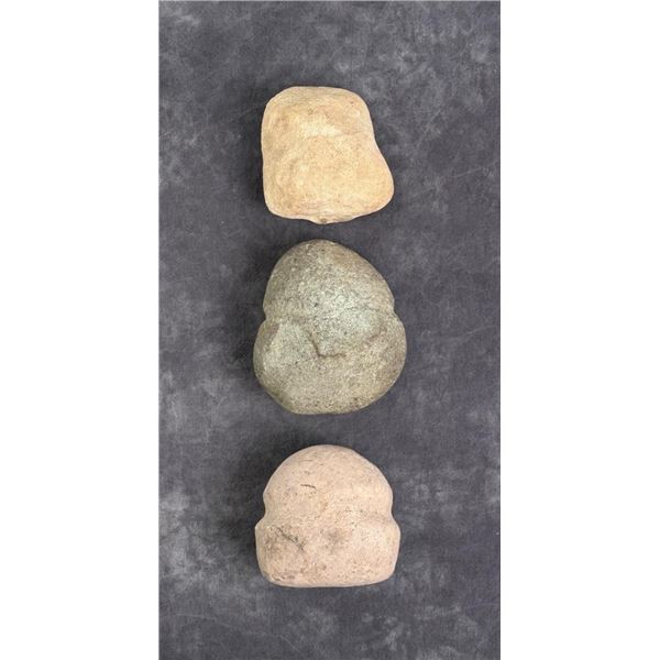 Ancient Native American Indian Stone Hammers