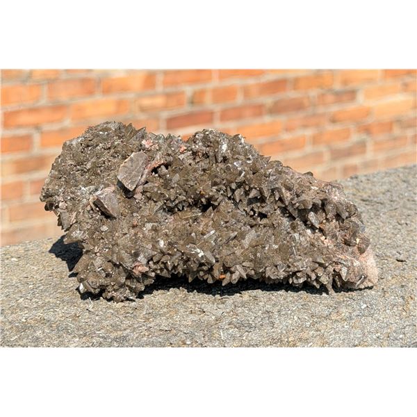 Chocolate Dogtooth Calcite Mineral Specimen