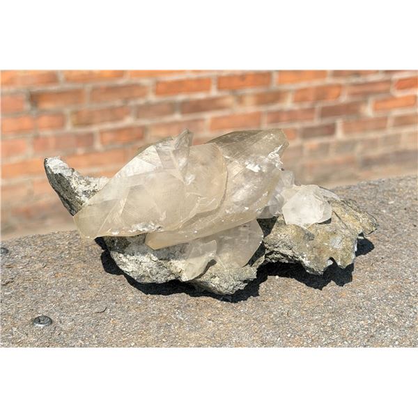Stacked Lenticular Pagoda Calcite Mineral Specimen