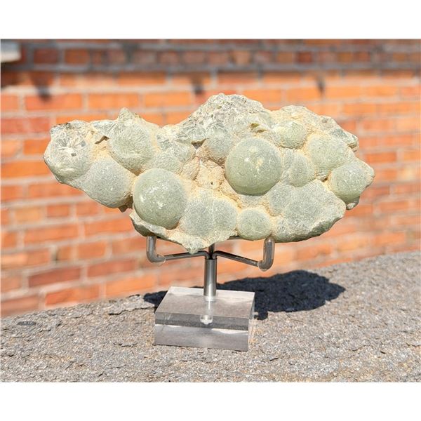 Prehnite Ivory Coast Africa Mineral Specimen