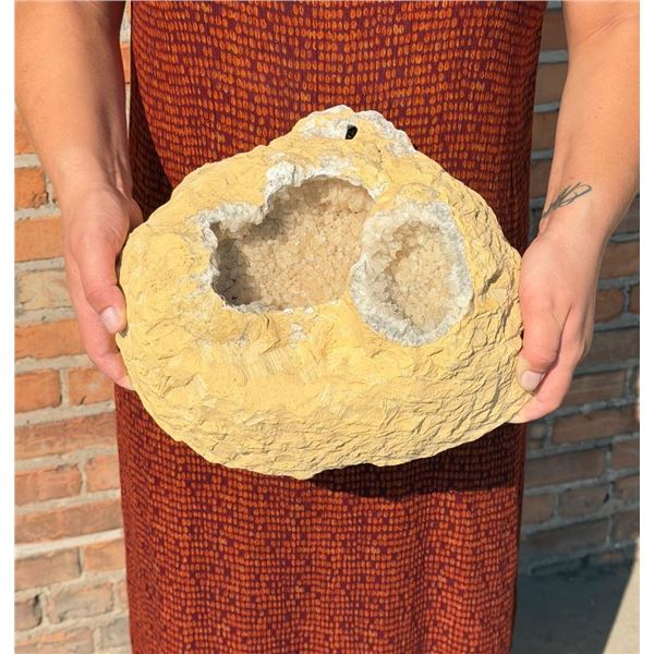 Domed Calcite Geode Mineral Specimen
