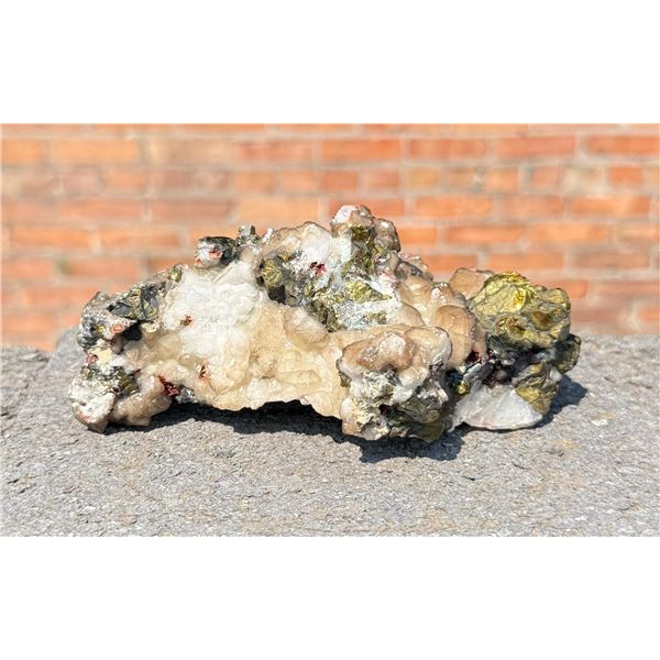 Apophyllite on Pyrite Mineral Specimen