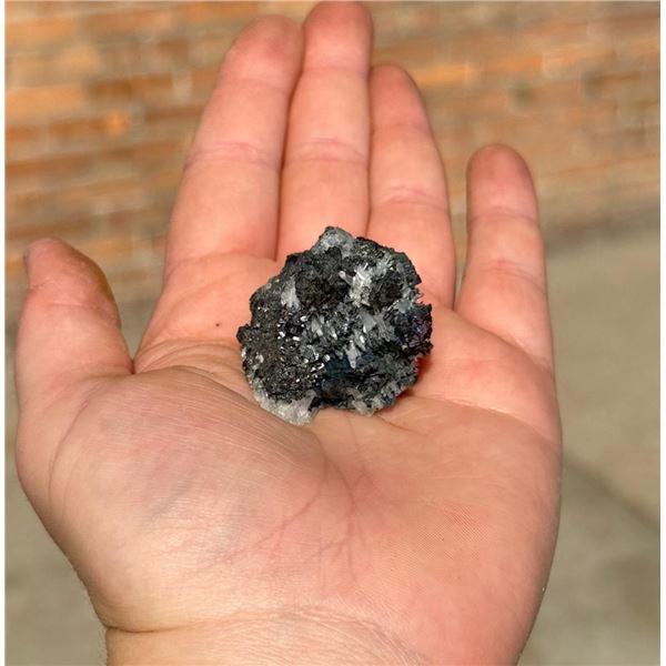 Butte Montana Covellite on Quartz Mineral Specimen
