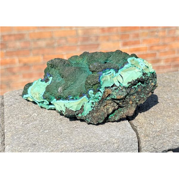 Botryoidal Malachite Azurite Mineral Specimen