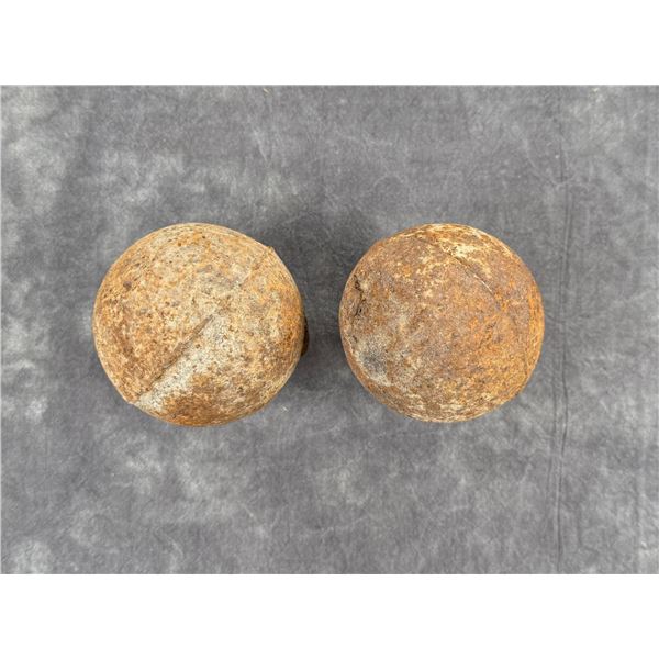 Montana Indian Wars Cannon Balls Cannonballs