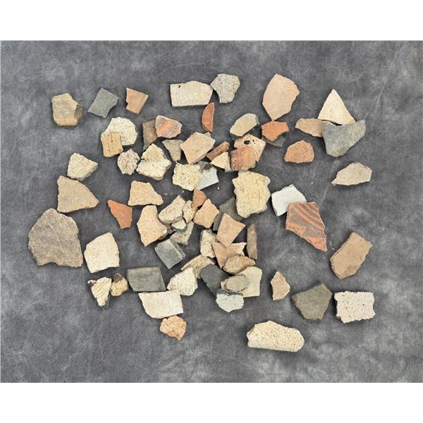 Ancient Native American Indian Pot Shards