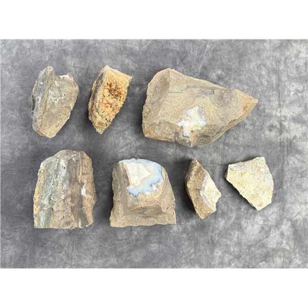 Blue Lace Agate Mineral Specimens