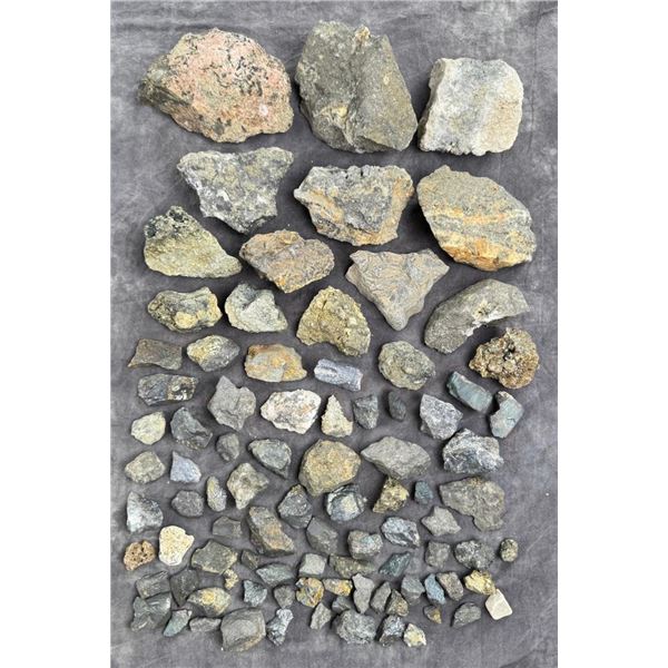 Collection of Butte Montana Mineral Specimens