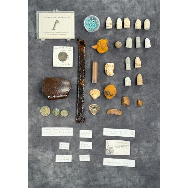 Civil War Confederate Battlefield Relics