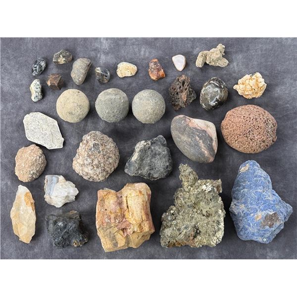 Collection of Mineral Specimens