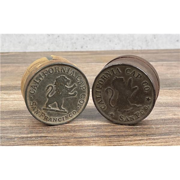 California Cap Co Blasting Cap Tins