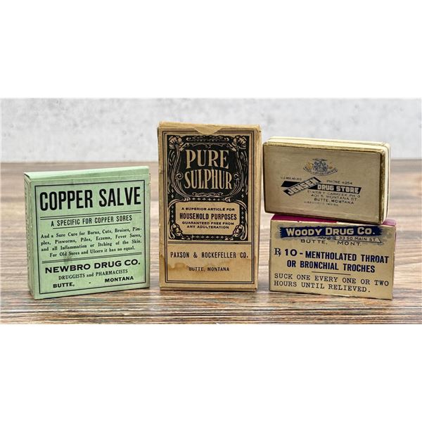 Butte Montana Drug Store Pharmacy Boxes
