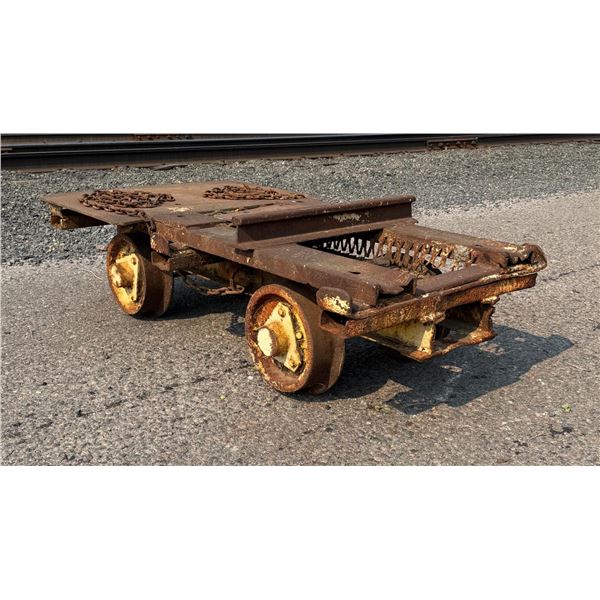 Butte Montana Equipment Timber Mine Cart