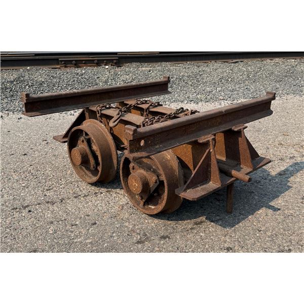 Butte Montana Equipment Timber Mine Cart