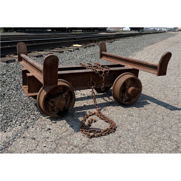 Butte Montana Equipment Timber Mine Cart