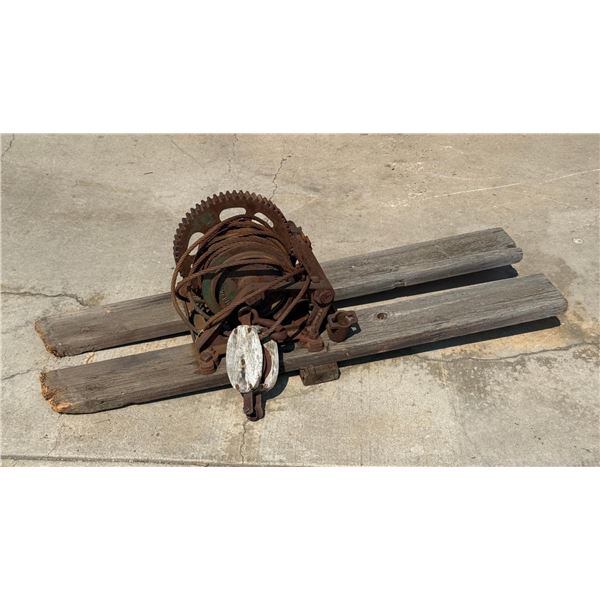 Butte Montana Mine Hoist Winch