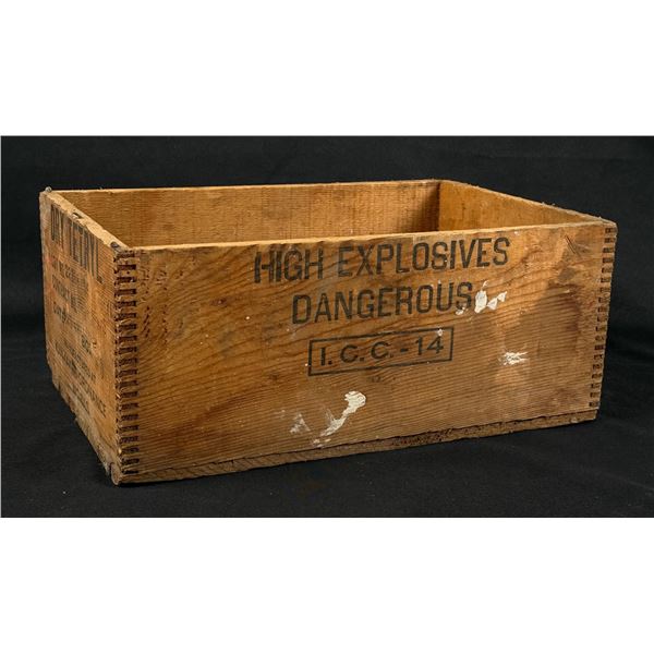 Butte Montana Explosives Dynamite Box
