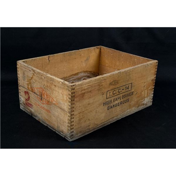 Butte Montana Explosives Dynamite Box