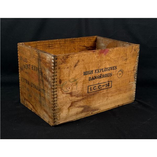 Butte Montana Explosives Dynamite Box