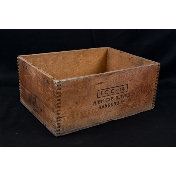 Butte Montana Explosives Dynamite Box