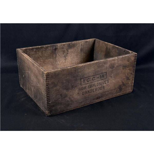 Butte Montana Explosives Dynamite Box
