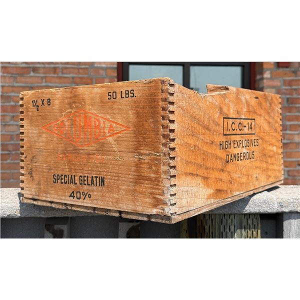 Butte Montana Explosives Dynamite Box
