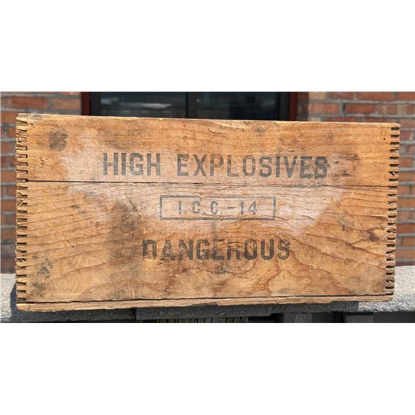 Butte Montana Explosives Dynamite Box