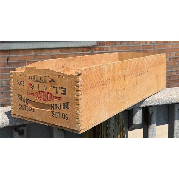 Butte Montana Explosives Dynamite Box