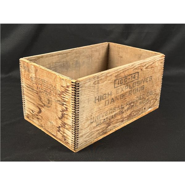 Butte Montana Explosives Dynamite Box