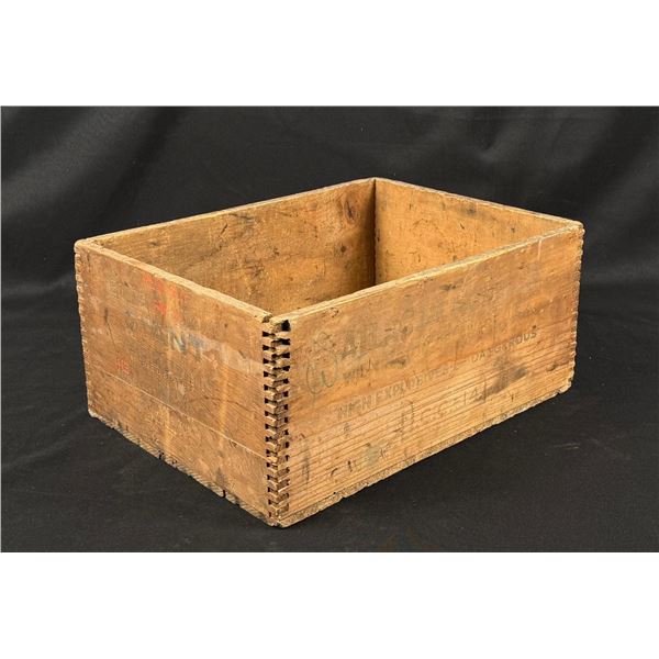 Butte Montana Explosives Dynamite Box