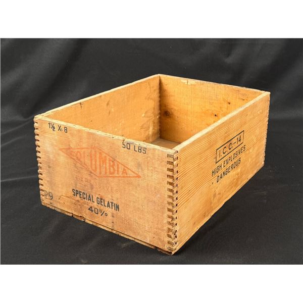 Butte Montana Explosives Dynamite Box