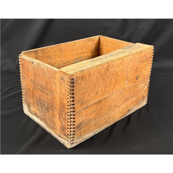 Butte Montana Explosives Dynamite Box