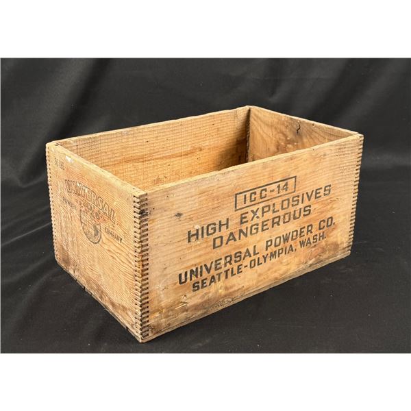 Butte Montana Explosives Dynamite Box