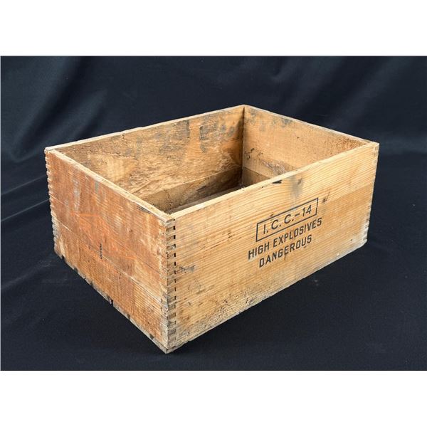 Butte Montana Explosives Dynamite Box