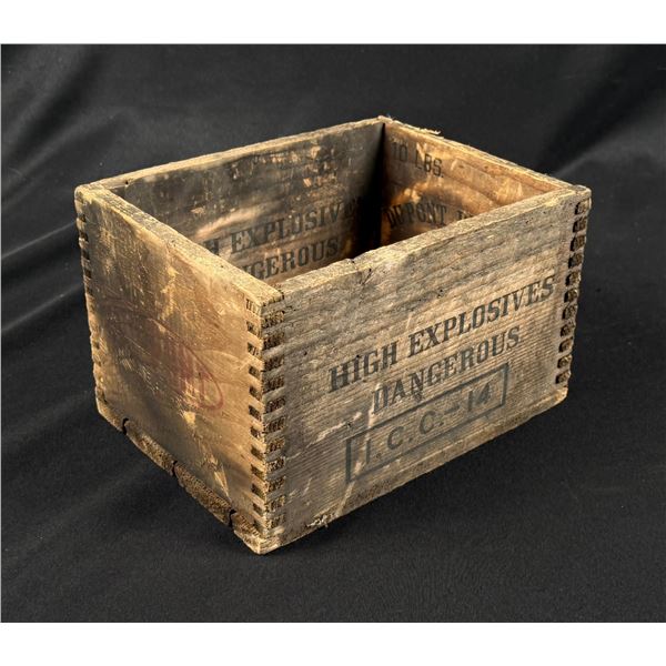Butte Montana Explosives Dynamite Box